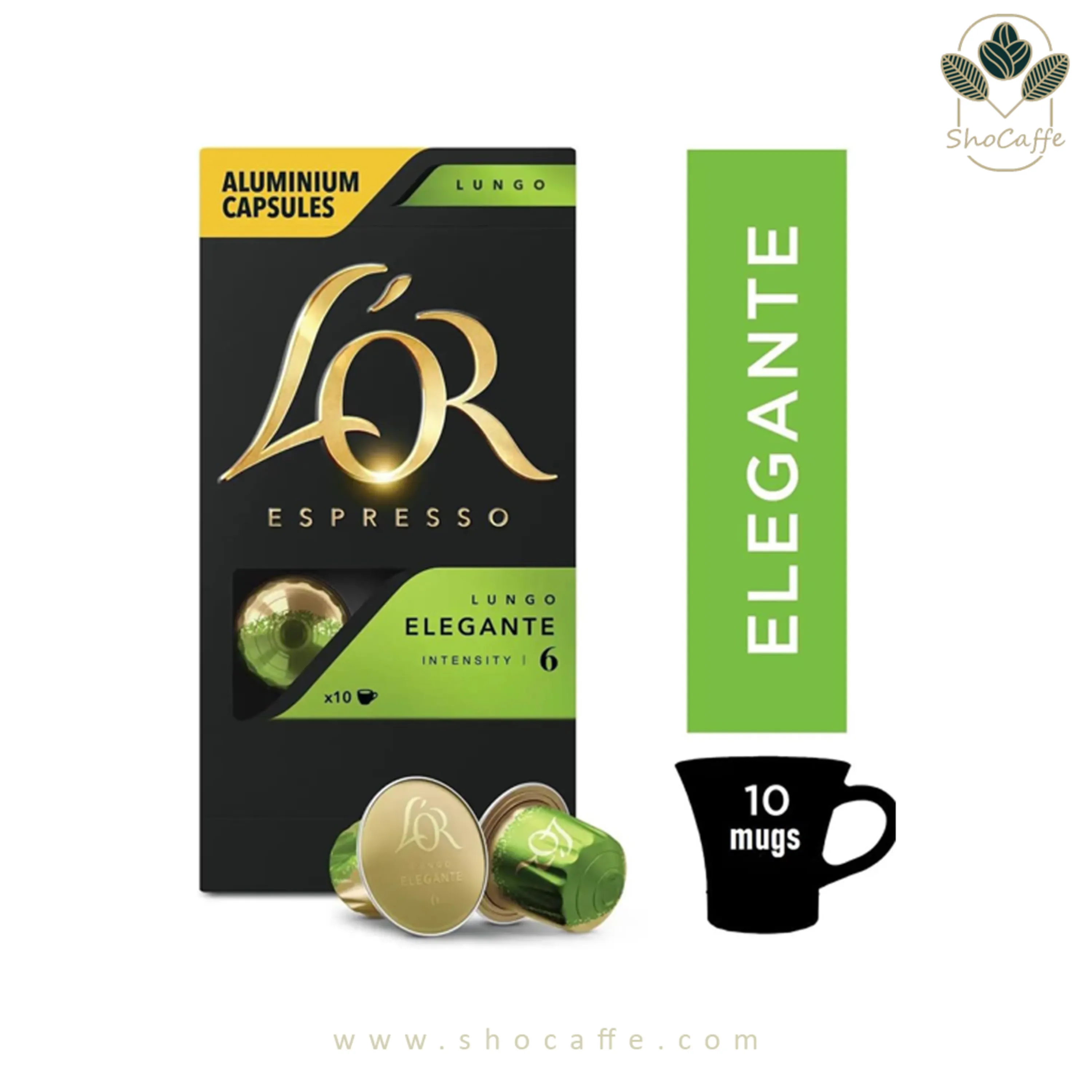 کپسول قهوه لور Espresso Lungo Elegante کپسول قهوه لور Espresso Lungo Elegante با وزن 52 گرم
